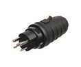 Netstekker 16A 440V CH Type J (T25) Plug Zwart